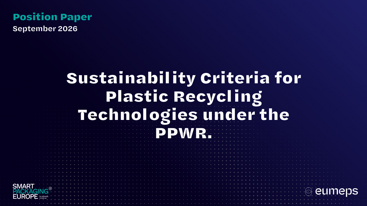 Position Paper: Sustainability Criteria for Plastic Recycling Technologies under the PPWR