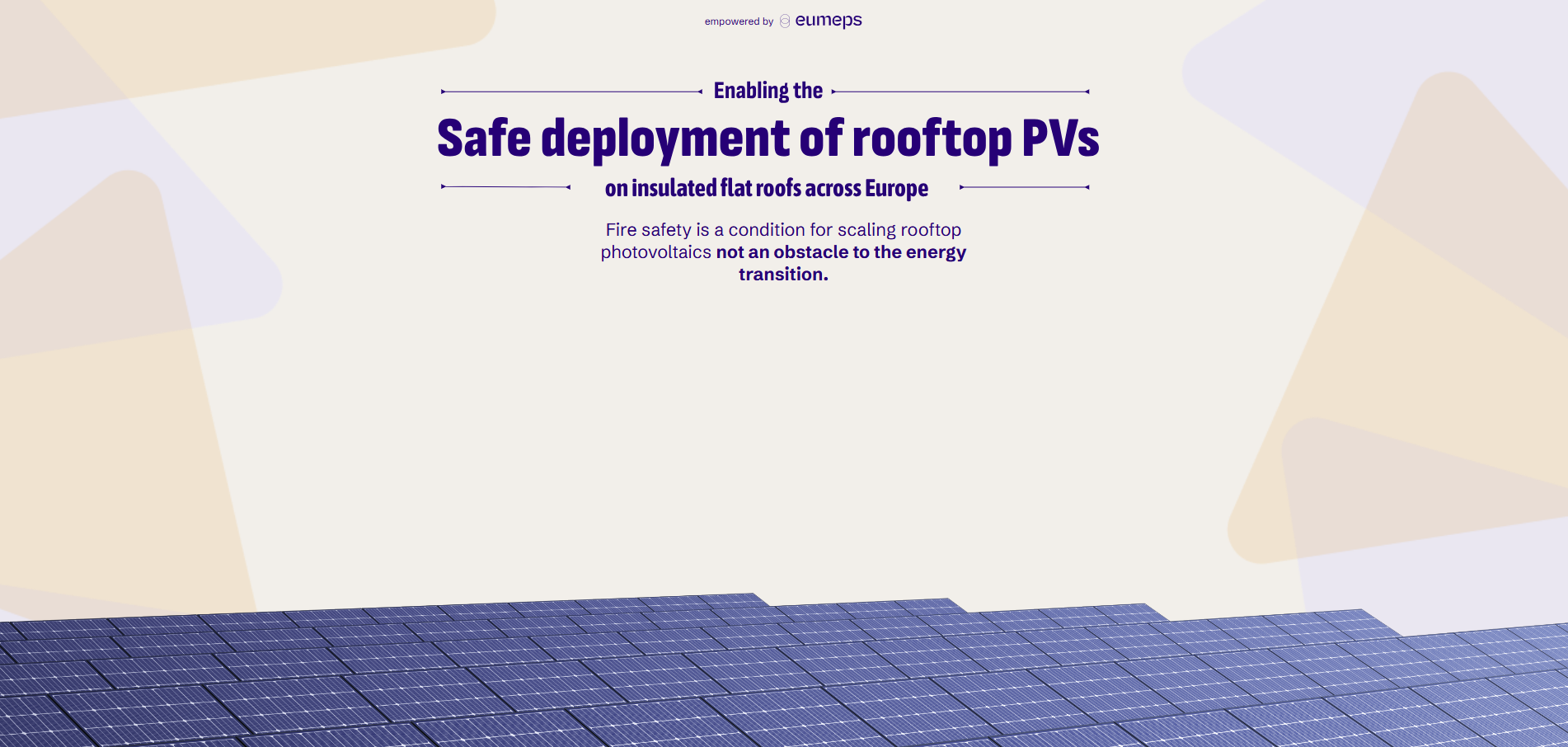 Rooftop PV Fire Safety: A System-Based Approach for Europe